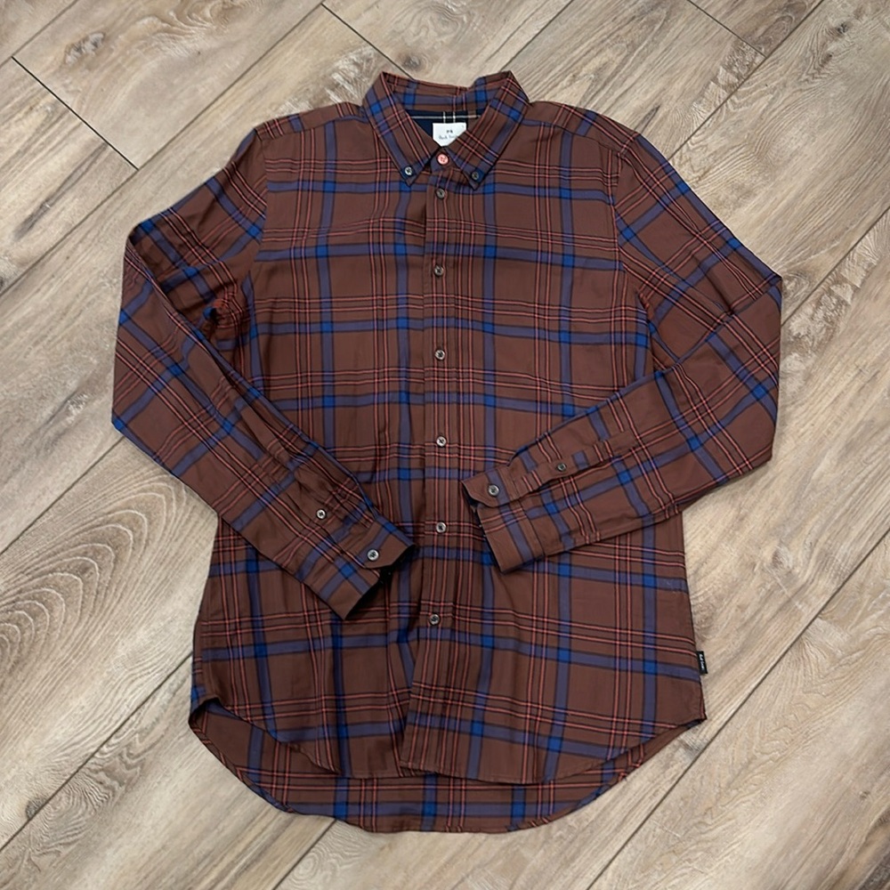 PS by Paul Smith Tailored Fit Checkered Shirt
